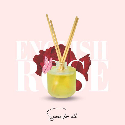 Essence Diffuser - English Rose Essence Diffuser - English Rose แนะนำ "English Rose" เป็นกลิ่นหอมที่สะกดรักและแรงบันดาลใจจากความโรแมนติกและความมีเล่ห์เลี่ยงที่หอมหวานดั่งดอกกุหลาบที่บานกลิ่นของ English Rose จะพาคุณไปสู่โลกของความโรแมนติก ที่ทุกช่วงเวลาจะเ